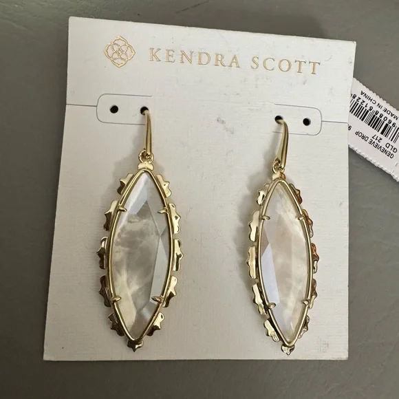 Kendra Scott Genevieve MOP Earrings - Picture 3 of 6